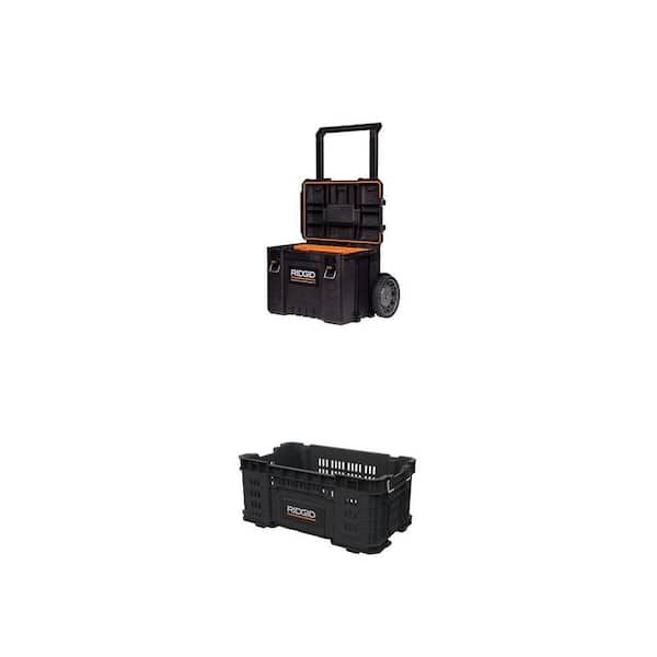 Pro Gear System Gen 2.0 25 in. Rolling Tool Box with 9 in. Wheels and 22 in. Resin Box Combo