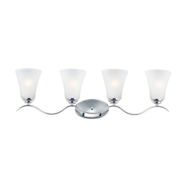 Maxim Lighting Vital 41 in. 4-Light Chrome Bath Vanity Light