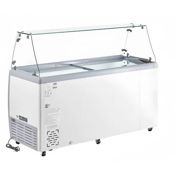 Cooler Depot NSF 71 in. 20 cu. ft. 12 Tub Manual Defrost Ice Cream