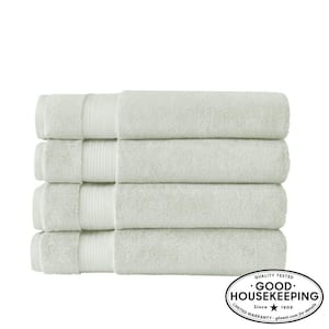 Hotel Style 58L x 30W Egyptian Cotton Bath Towels, Arctic White, 2 Pack, Size: 2 Piece Bath Sheet Set