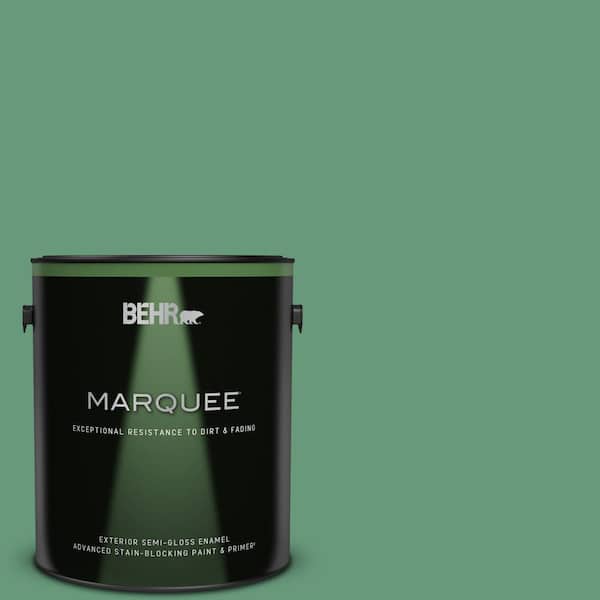 BEHR MARQUEE 1 gal. #470D-5 Herbal Semi-Gloss Enamel Exterior Paint & Primer