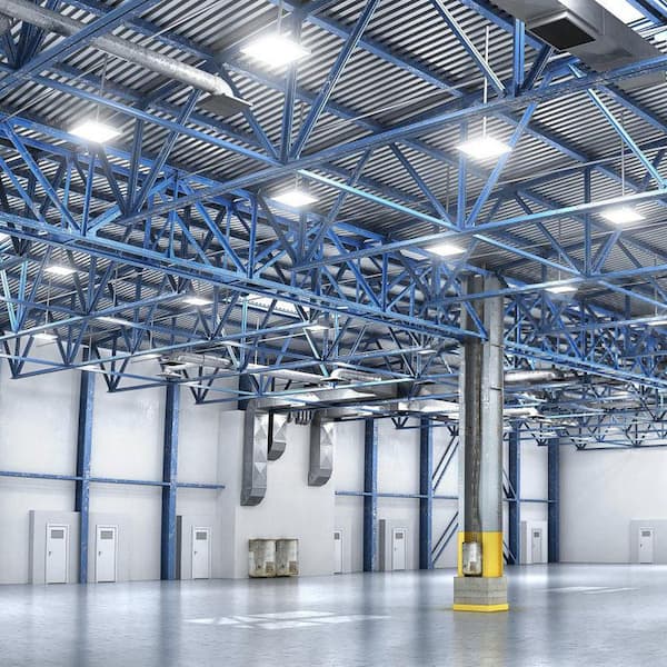 2 ft. 28,350 Lumens 800-Watt Equivalent Integrated LED Dimmable High Bay Light, 120-Volt-277-Volt 5000K Daylight