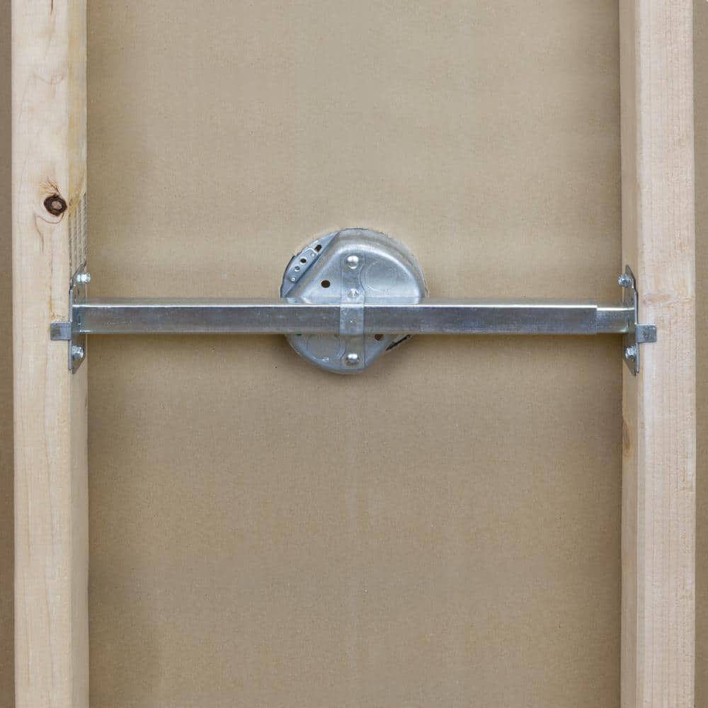 4-inch Round Metallic Ceiling Fan Brace Kit with 1-1/2 inch Box
