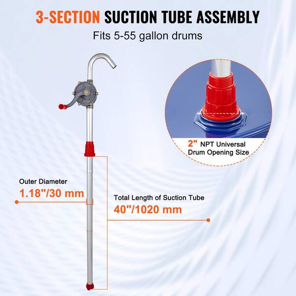 Cast Iron Rotary Hand Pump for Lubricating Oils