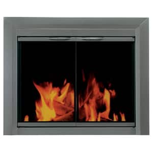 Pleasant Hearth Alpine Small Glass Fireplace Doors An 1010 The Home Depot Pleasant Hearth Alpine Small Glass, Pleasant Hearth Ap 1132 Alsip Fireplace Glass Door Large