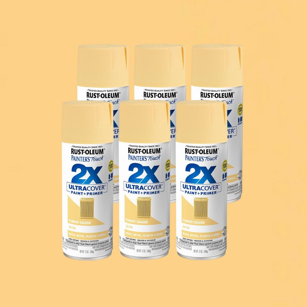 Rust-Oleum Painter's Touch 2X 12 oz. Satin Summersquash General