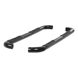 3-Inch Round Black Steel Nerf Bars, No-Drill, Select Ford Explorer