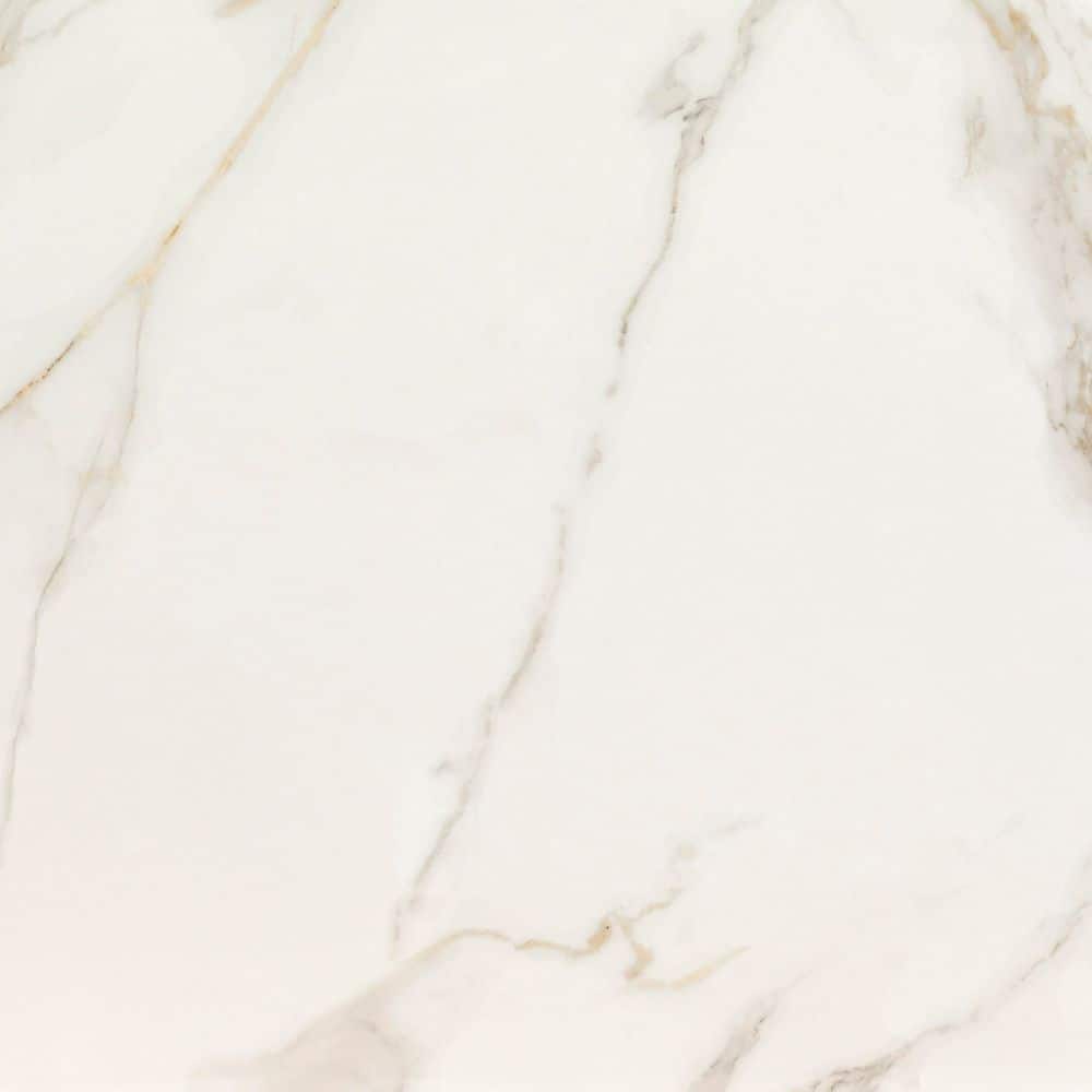 Calacatta Kofi White 35 in. x 35 in. Polished Porcelain Marble Look Floor and Wall Tile (17.01 sq. ft. /Case) price history on PriceWatchPro