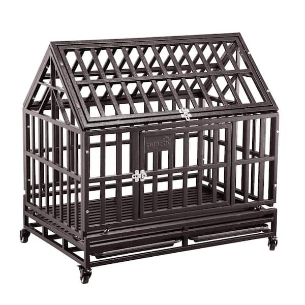Unbranded Brown pointed square tube pet cage
