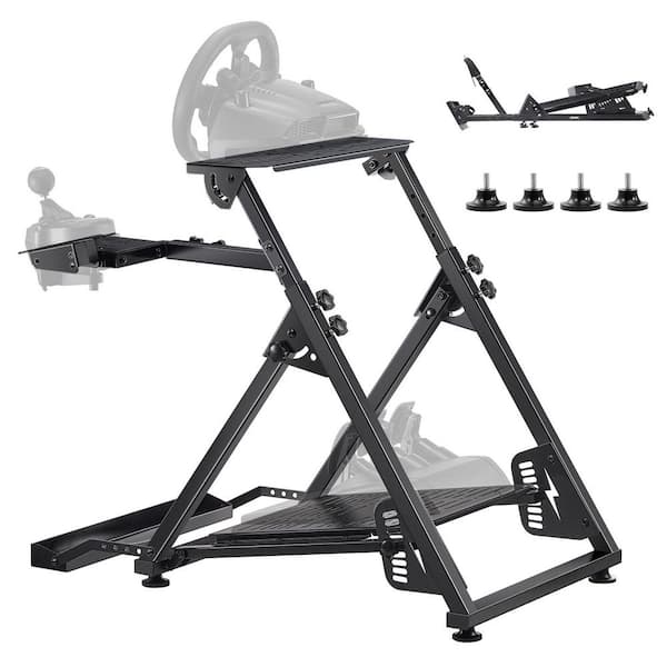 SVOPES Foldable Adjustable Racing Wheel Stand for Logitech G923 G920 G29 G27 and Thrustmaster T300RS TX F458 T500RS T3PA-PRO