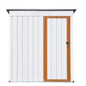 2.62 ft. W x 5.15 ft. D Metal Shed with Double Door (13.49 sq. ft.)