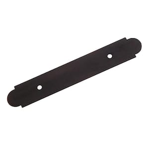 Backplates 3 in (76 mm) Center-to-Center Oil-Rubbed Bronze Cabinet Pull Backplate