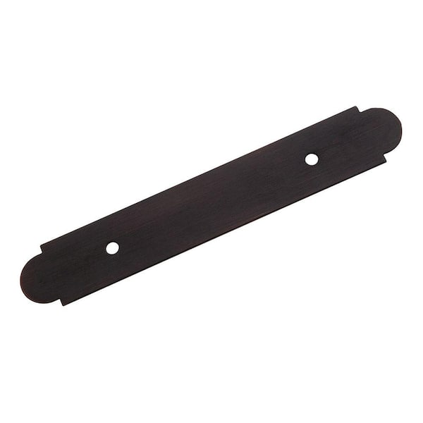 Amerock Backplates 3 in (76 mm) Center-to-Center Oil-Rubbed Bronze Cabinet Pull Backplate