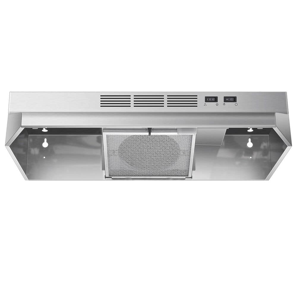 30 In. Under Cabinet Range Hood 400 CFM Convertible Vent Hood with 2 Speed Ductless Exhaust Fan, Stainless Steel price history on PriceWatchPro