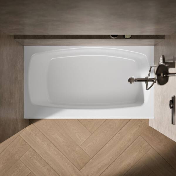 KOHLER Seaforth 54 in. x 30 in. Soaking Bathtub with Right-Hand