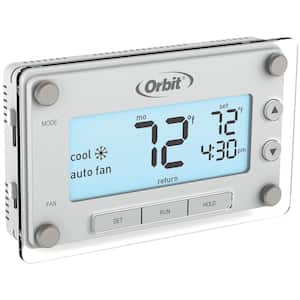 Clear Comfort Programmable Thermostat with Large, Easy-to-Read Display