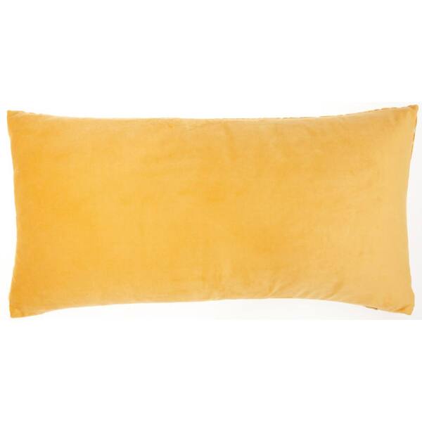 Harper Lane Malee Marble Throw Pillow, Yellow, 18x18