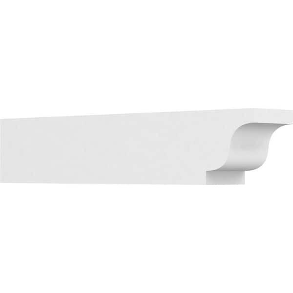 Ekena Millwork 5 in. x 6 in. x 30 in. Standard Newport Architectural Grade PVC Rafter Tail Brace
