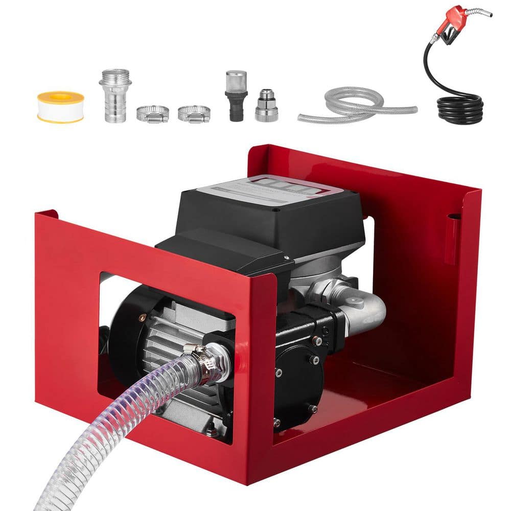 Fuel Transfer Pump 110V, 16 GPM, AC Electric Oil Pump for Diesel, Kerosene, with Meter, Nozzle and 2 Hoses for Vehicles price history on PriceWatchPro