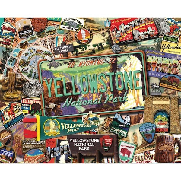 Hart Puzzles Yellowstone National Park Puzzle by Kate Ward Thacker ...