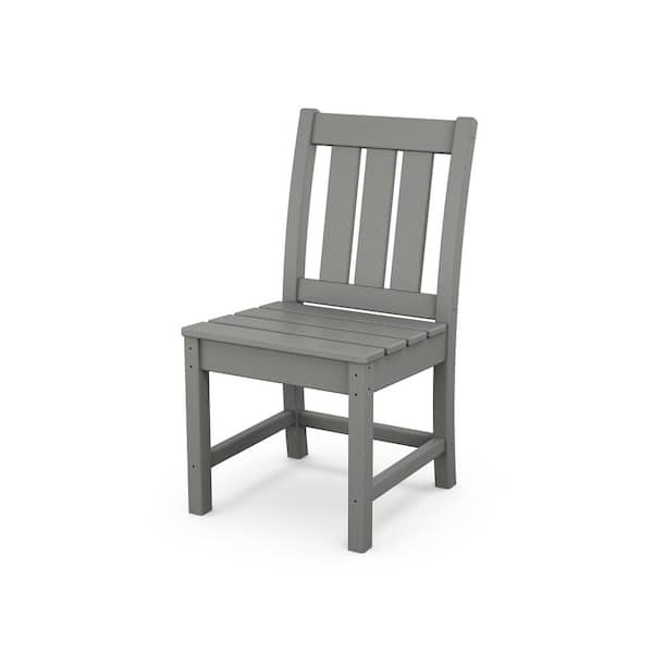 POLYWOOD Oxford Dining Side Chair in Slate Grey