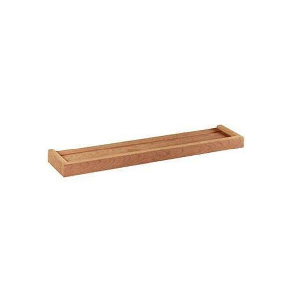 Unbranded 24 in. W x 5.25 in. D x 1.5 in. H Floating Honey Display Ledge Shelf