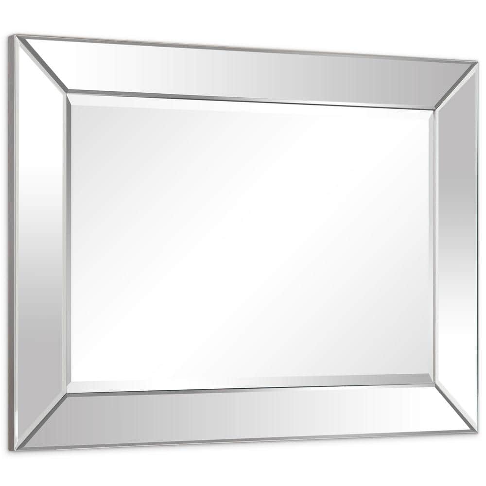 Empire Art Direct Moderno Beveled Rectangular Wall Mirror