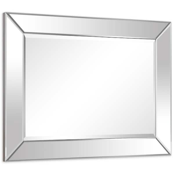 Empire Art Direct Medium Rectangle Beveled Glass Modern Mirror (40 in. H x  30 in. W) MOM-10690-4030 - The Home Depot