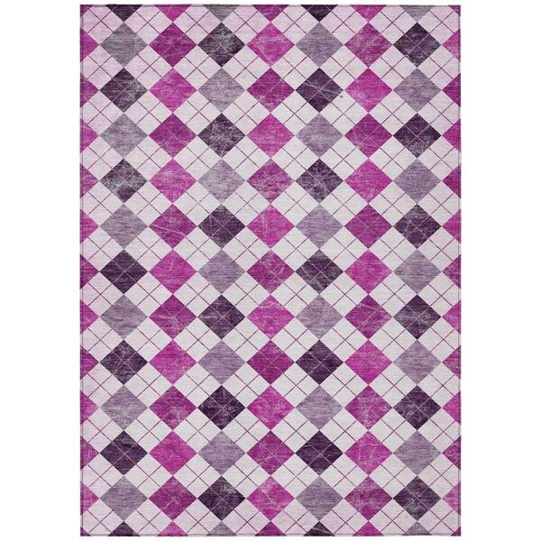 Chantille Machine Washable Indoor/Outdoor Abstract ACN2237 Blush 2 ft. 6 in. x 3 ft. 10 in. Area Rug
