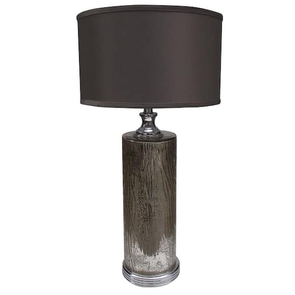 Fangio Lighting 31 in. Smoke Glass Table Lamp-DISCONTINUED