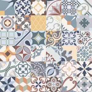 Lumier Multicolor 6.5 in. x 6.5 in. Glazed Porcelain Floor and Wall Tile (5.92 sq. ft. /case)