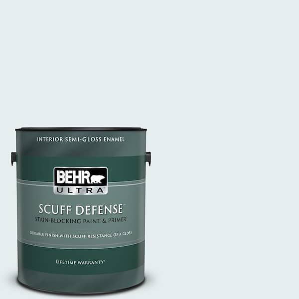 BEHR ULTRA 1 gal. #550E-1 Breaker Extra Durable Semi-Gloss Enamel Interior Paint & Primer
