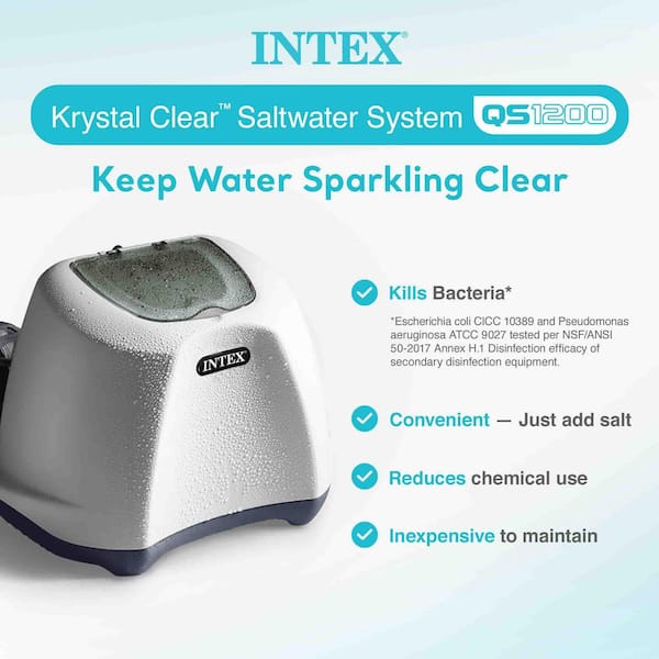 Intex 2800 GPH Pool Sand Filter Pump with Krystal Clear