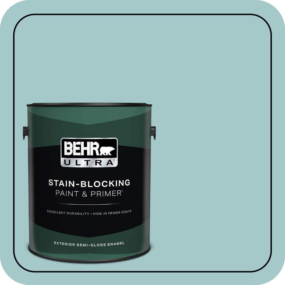 1 gal. #PPU13-10 Ocean Boulevard Semi-Gloss Enamel Exterior Paint & Primer price history on PriceWatchPro
