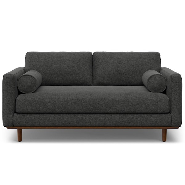 Simpli Home Morrison Mid-Century Modern 72 in. Straight Arm