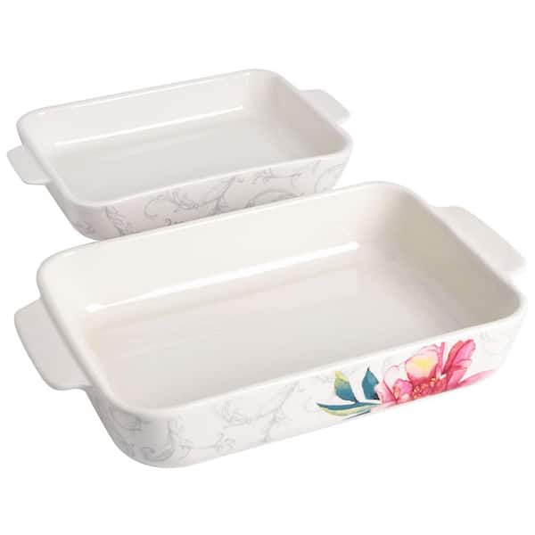MARTHA STEWART Ceramic 2-Piece Baker Set