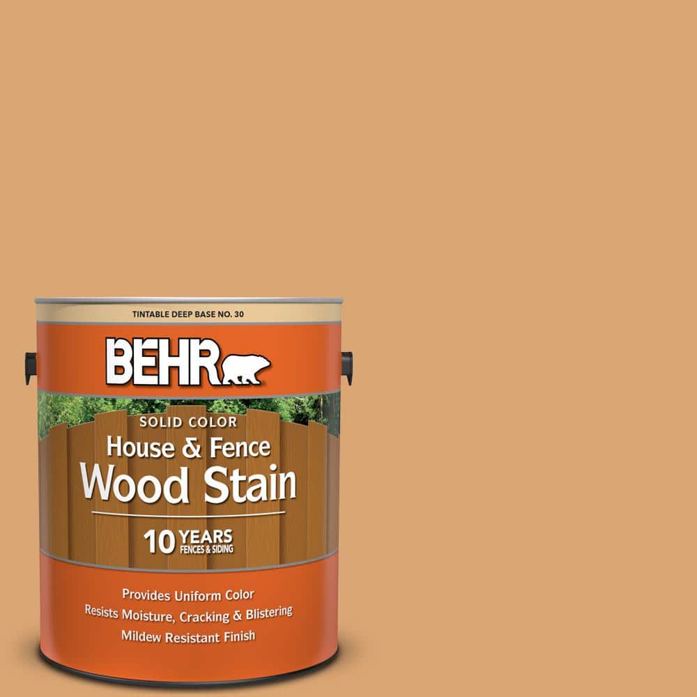 1 gal. #BIC-14 Fresh Nectar Solid Color House and Fence Exterior Wood Stain