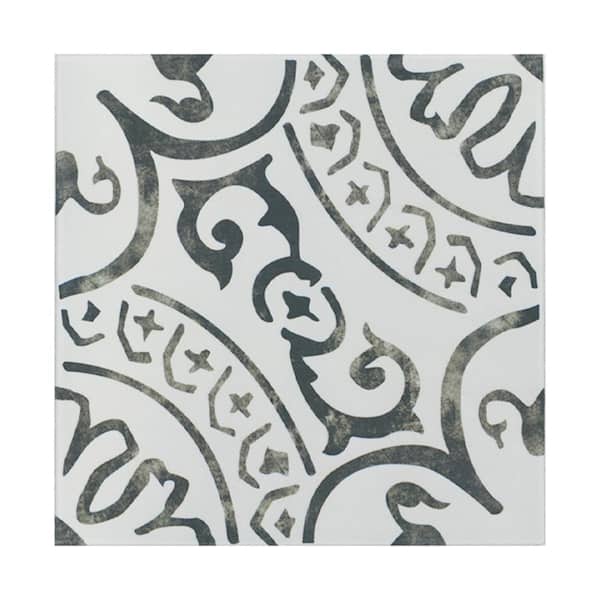 MSI Take Home Tile Sample-Baroque Stamp 4 in. x 4 in. Matte