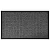 Evideco Outdoor Door Mat Love PVC 24”x16” Black