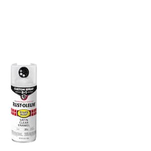 12 oz. Custom Spray 5-in-1 Satin Clear Spray Paint (Case of 6)