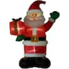 logobrands 7 ft. San Francisco 49ers Santa Inflatable 620279 - The Home  Depot