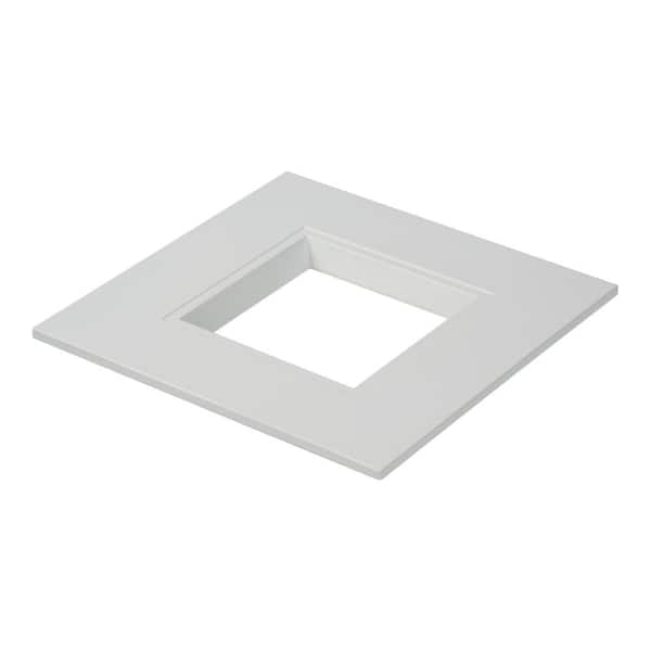 RSQ4 Series 4 in. White Square Trim