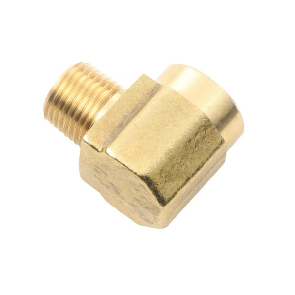 BRASS STREET Elbow Fitting 90 Degree 1/8"  NPT FORGED Pipe Thread Tubing  QTY 5 