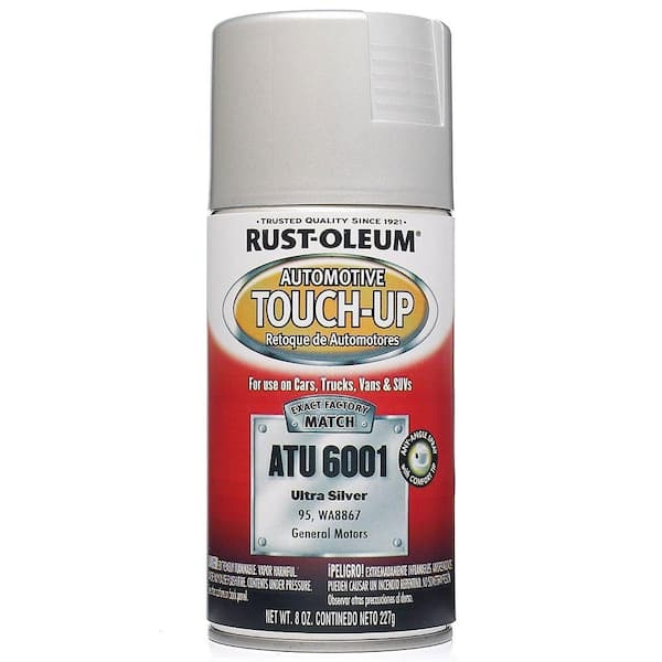Rust-Oleum Automotive 8 oz. Ultra Silver Auto Touch-Up Spray (6-Pack)