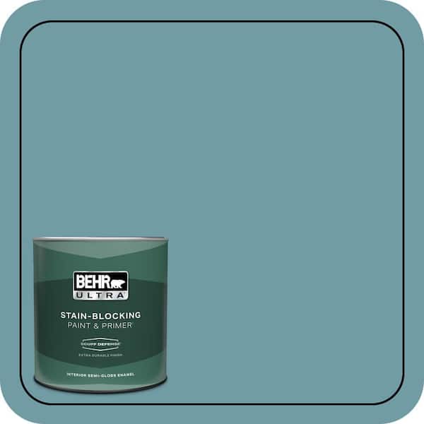 BEHR ULTRA 1 qt. #PPU13-07 Voyage Extra Durable Semi-Gloss Enamel Interior Paint & Primer