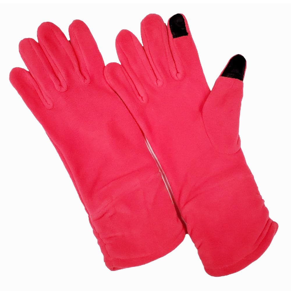 Ladies Women Gloves Touch Screen Fleece Lined Fashion Winter Cosy Warm Soft Knit 