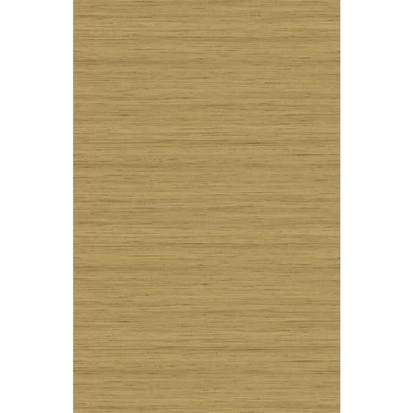 Seabrook Designs Bronze Shantung Silk Embossed Vinyl Unpasted Wallpaper Roll 60.75 sq. ft.