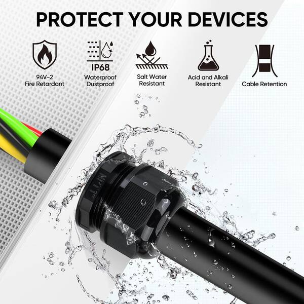Waterproof Plug Socket Electrical Wire Connector 2... - Grandado