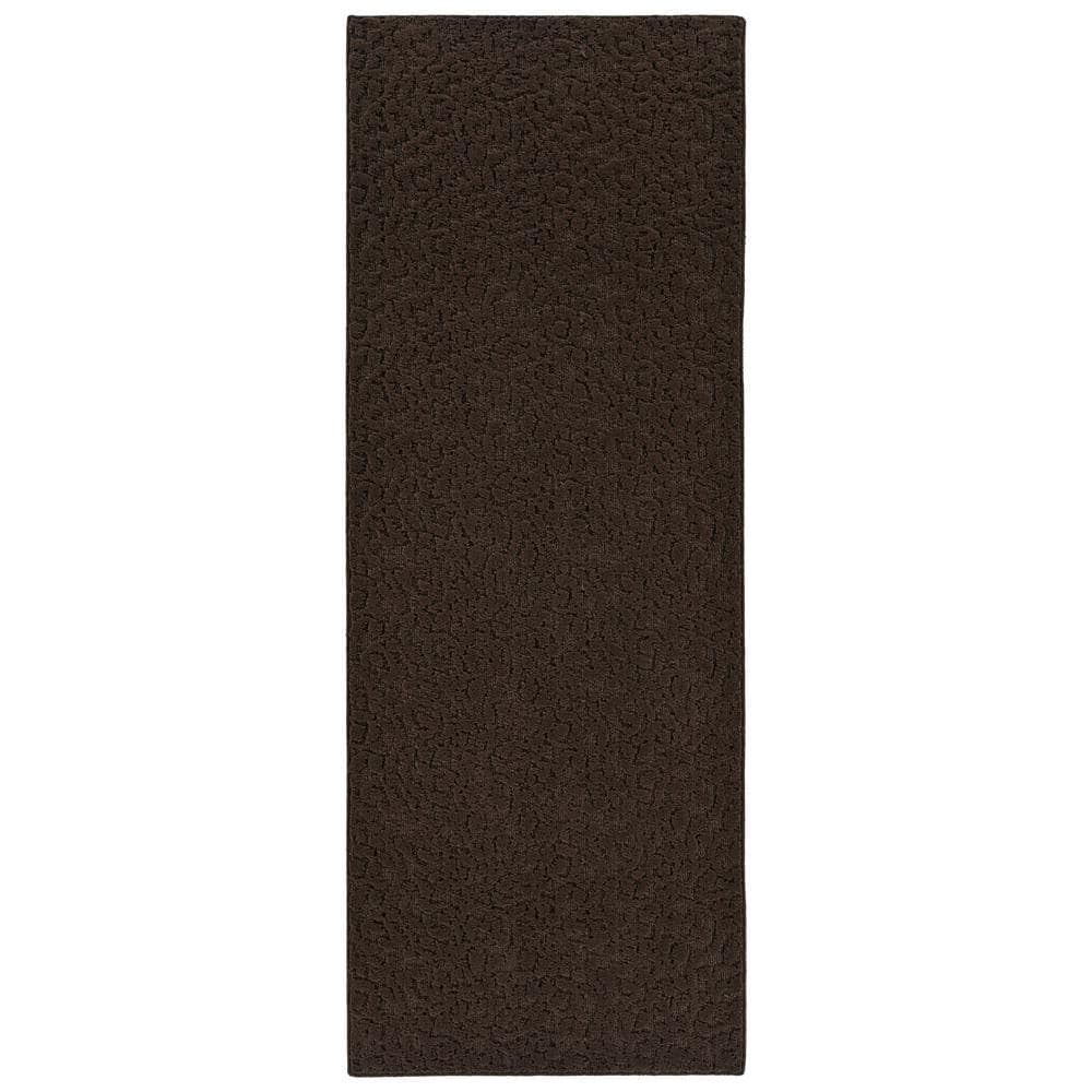 Garland Rug Ivy 2 Ft. x 8 Ft. Chocolate Runner Rug CL010N02409603 - The ...