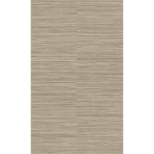 Walls Republic Grey Grasscloth Effect Textured Printed Non-Woven Paper Non Pasted Textured Wallpaper 57 sq. ft.